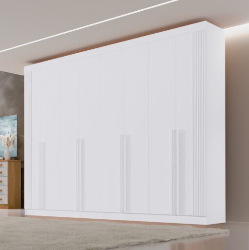 GUARDA-ROUPA 8 PORTAS DAYMOND 2,75 – D’DORO MÓVEIS