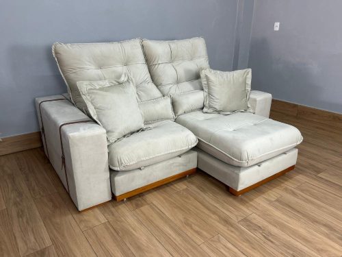 SOFÁ RETRÁTIL E RECLINÁVEL KIOTO 2,30 M – VELUDO