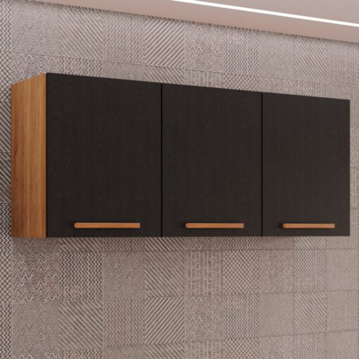 ARMÁRIO DE COZINHA AÉREO NEW VALÊNCIA TRIPLO 1,20M