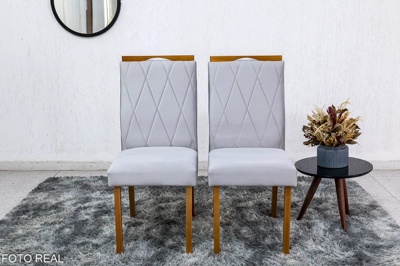 Kit 2 Cadeiras Lisboa - Art Assentos (Montada)