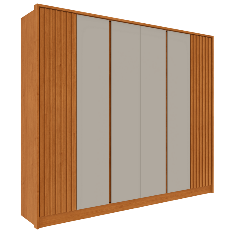 GUARDA-ROUPA 6 PORTAS BARCELONA/MONTSERRAT RIPADO 2,75 M – TCIL