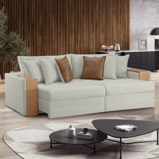 SOFÁ CAMA RETRÁTIL MAIORI 2,32 M – INNOVE ESTOFADOS