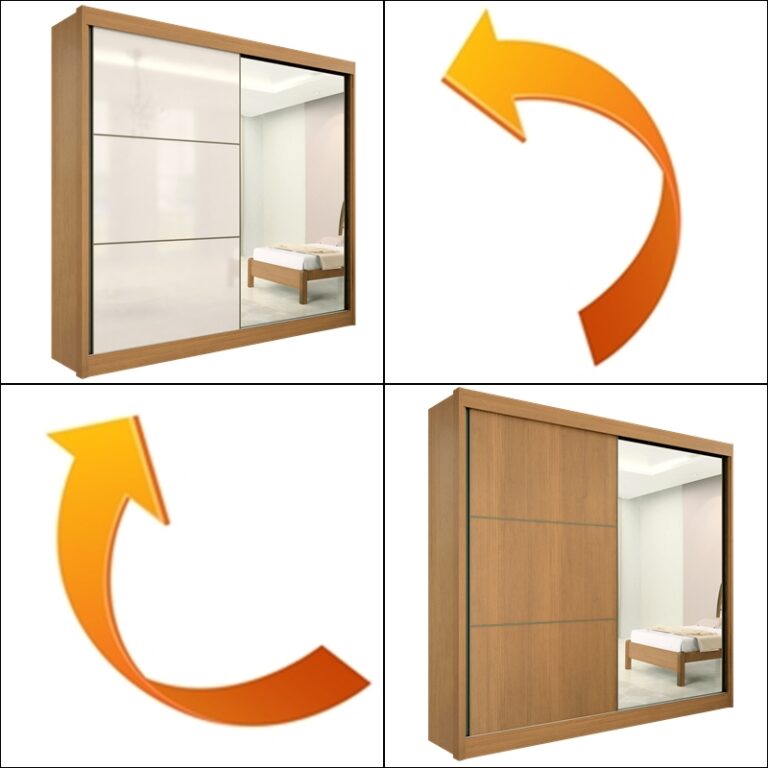 GUARDA-ROUPA 2 PORTAS TITANIUM 2,20 M – D’DORO MÓVEIS