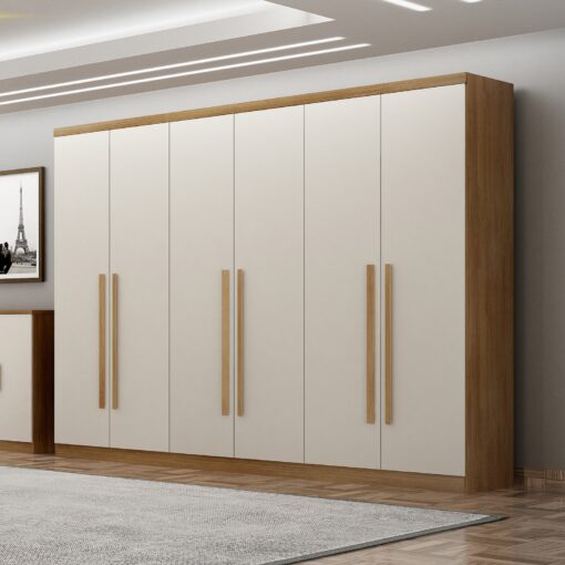 GUARDA-ROUPA 6 PORTAS ROYAL 2,388 M – NOVO HORIZONTE