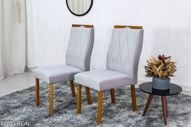 Kit 2 Cadeiras Lisboa - Art Assentos (Montada)