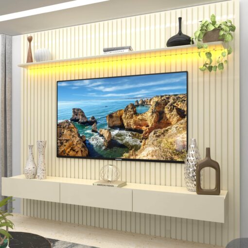 HOME ATÉ 85″ NOBRE RIPADO 230 (COM NICHO) – GELIUS