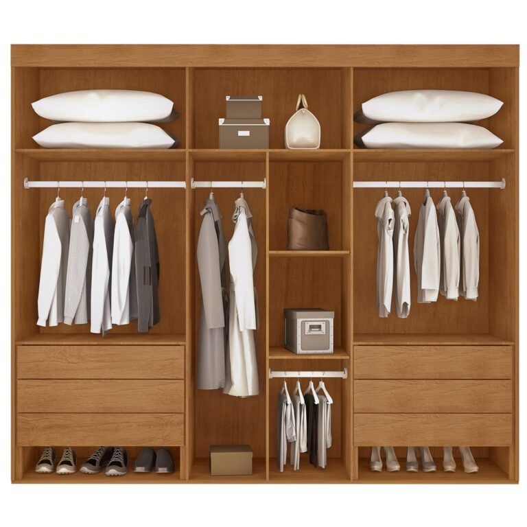 GUARDA-ROUPA 6 PORTAS LUCCA PREMIUM 2,73 M – RUFATO