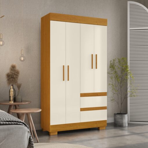 GUARDA-ROUPA 4 PORTAS MAYA 0,98 – ACP MÓVEIS
