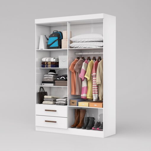 GUARDA-ROUPA 4 PORTAS HÉRCULES 1,185 M (SEM ESPELHO) – CARIOCA MÓVEIS