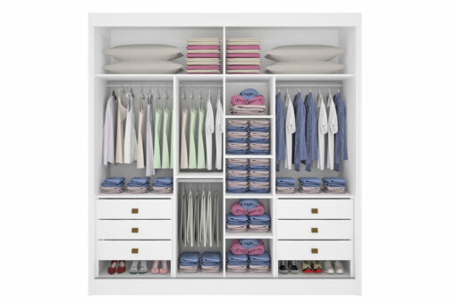 GUARDA-ROUPA 2 PORTAS TITANIUM 2,20 M – D’DORO MÓVEIS