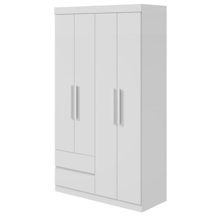 GUARDA-ROUPA 4 PORTAS ZEUS 1,19 M – LOPAS