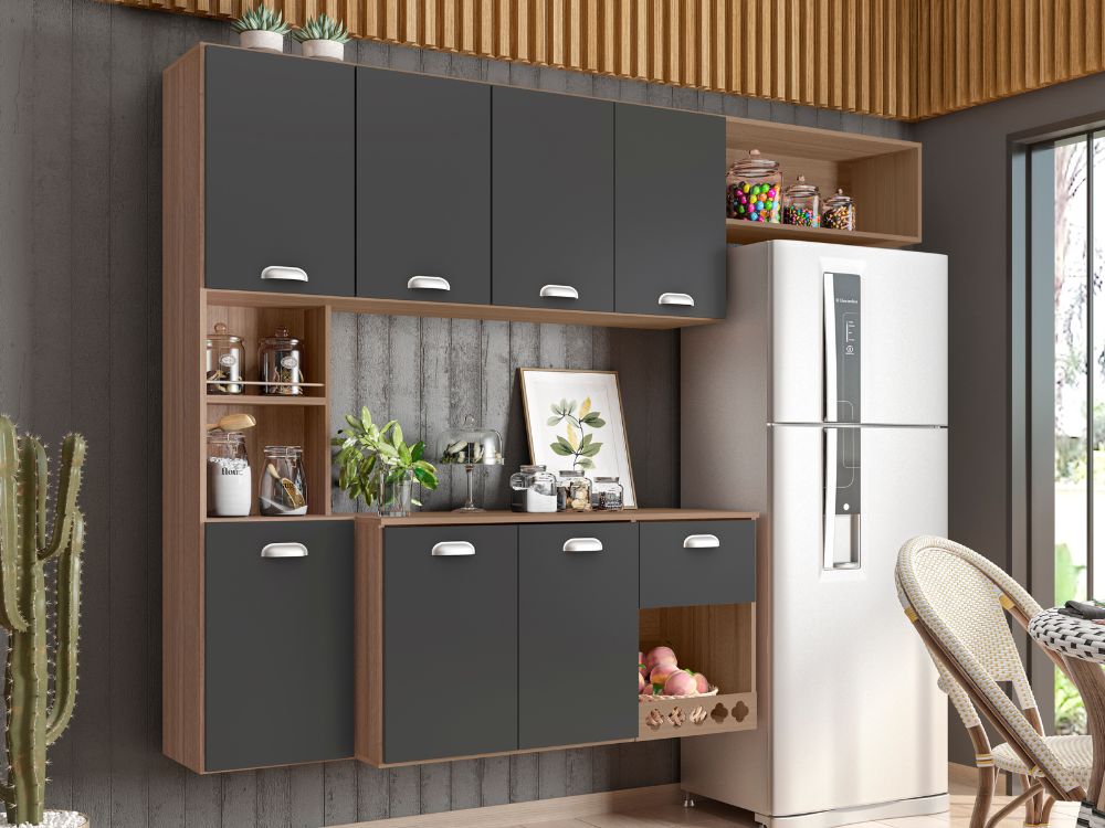 Cozinha Suspensa Mila