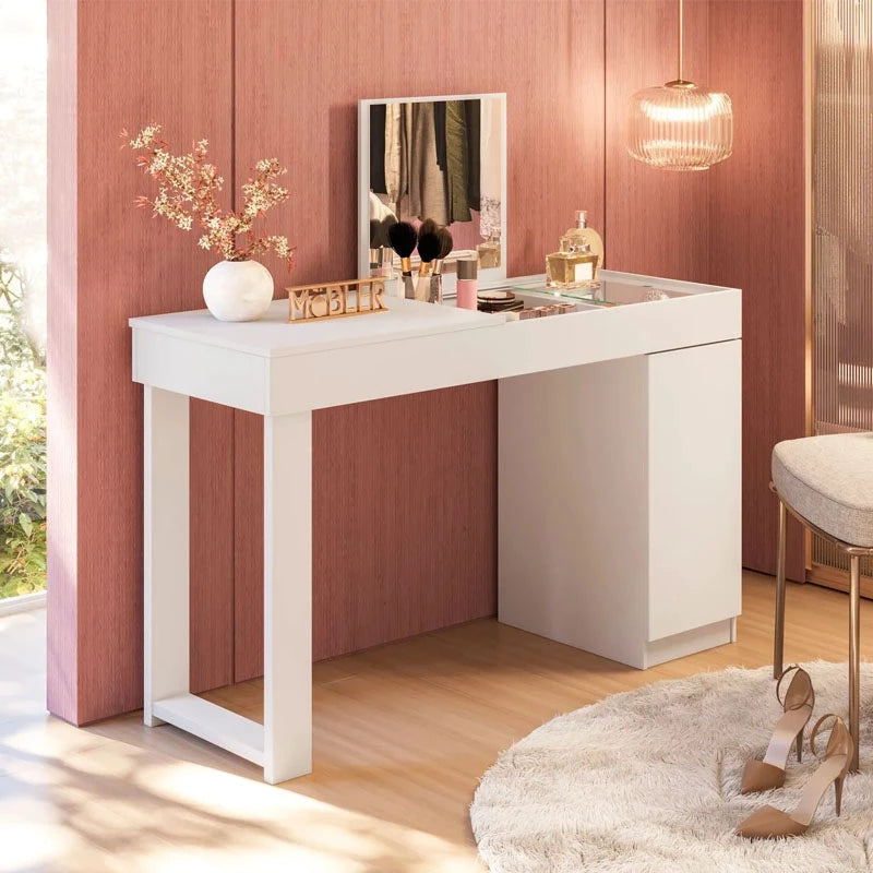 Escrivaninha E Penteadeira Love Larg. 1,212m – Mobler