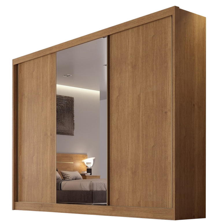 GUARDA-ROUPA SOLLO PLUS (1 PORTA ESPELHADA) 2,736 – NOVO HORIZONTE