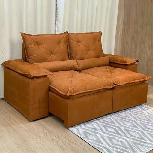 SOFÁ RETRÁTIL E RECLINÁVEL GRÉCIA 2,00M