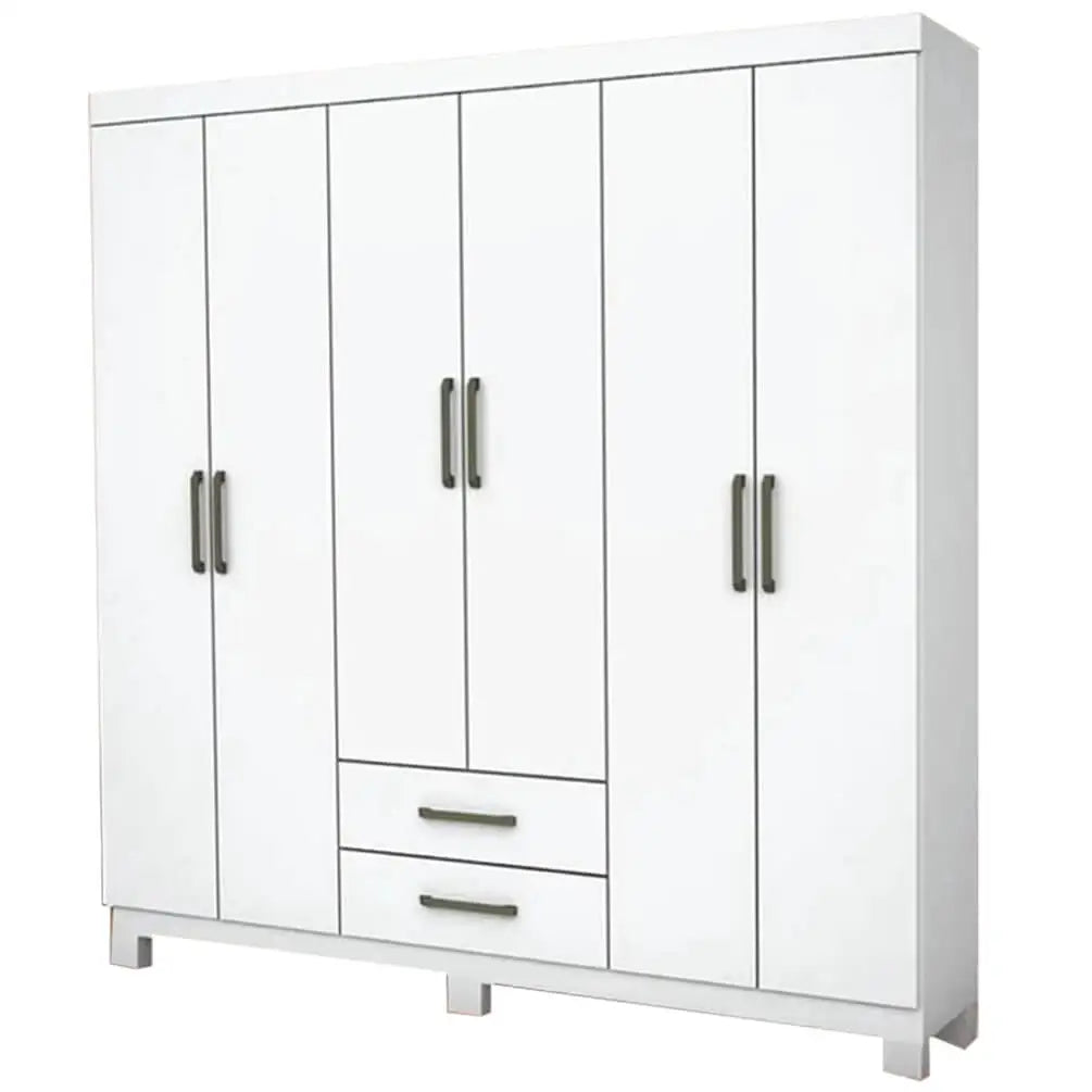 GUARDA-ROUPA ARIES 6 PORTAS 2 GAVETAS – CARIOCA MÓVEIS