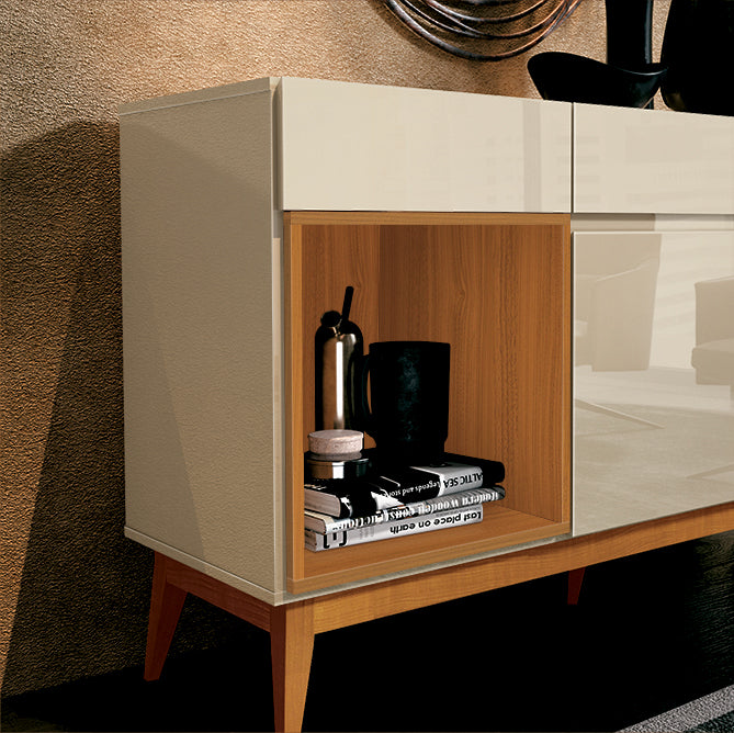 BUFFET CHANDON APARADOR 2 PORTAS 3 GAVETAS COM ADEGA - EDN MÓVEIS