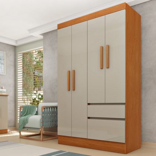 GUARDA-ROUPA 4 PORTAS OREGON/BELIZE 1,08 – TCIL