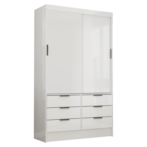 GUARDA-ROUPA 2 PORTAS SEVILHA (SEM ESPELHO) 1,10 – CARIOCA MÓVEIS