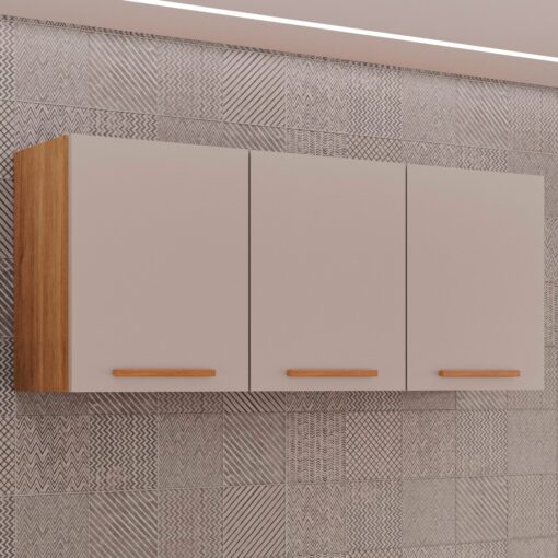 ARMÁRIO DE COZINHA AÉREO NEW VALÊNCIA TRIPLO 1,20M