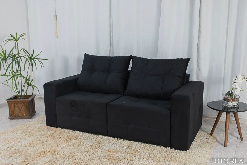 SOFÁ RETRÁTIL HAVAI 1,80 M VELUDINHO