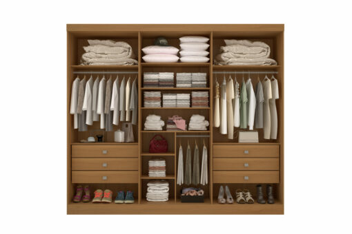 GUARDA-ROUPA 6 PORTAS DA VINCI 2,75 M – D’DORO MÓVEIS