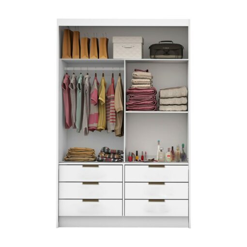 GUARDA-ROUPA 2 PORTAS SEVILHA (SEM ESPELHO) 1,10 – CARIOCA MÓVEIS
