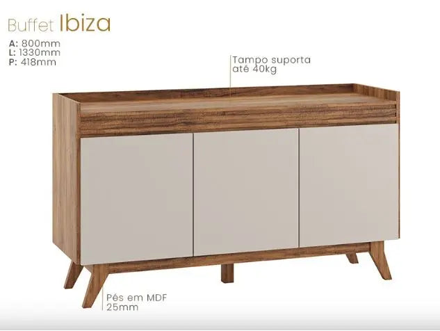 BUFFET IBIZA 3 PORTAS - VIERO