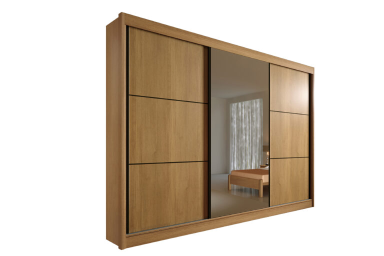 GUARDA-ROUPA 3 PORTAS LOS ANGELES 2,73 – D’DORO MÓVEIS