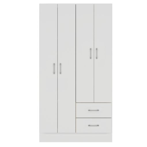 GUARDA-ROUPA 4 PORTAS PANAMÁ 4002 0,90M - FELLICCI