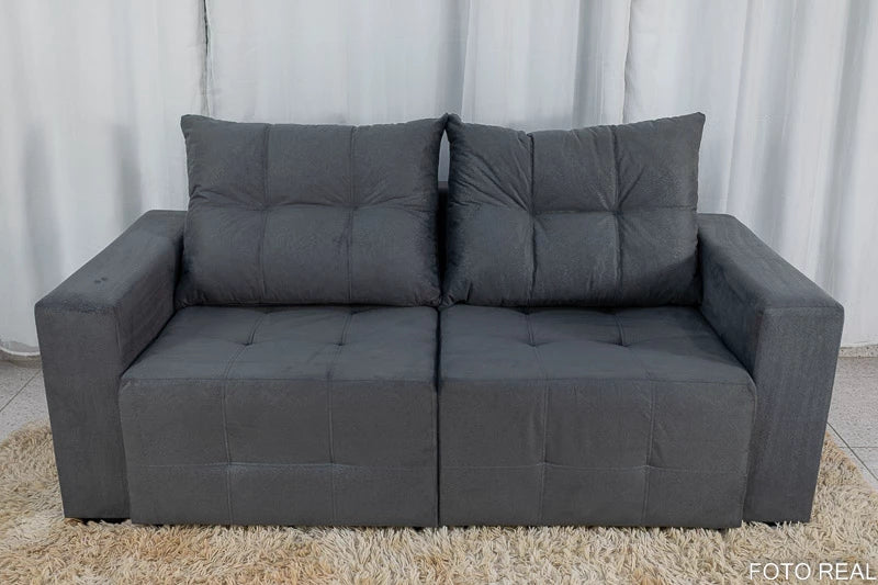 SOFÁ RETRÁTIL HAVAI 1,80 M VELUDINHO