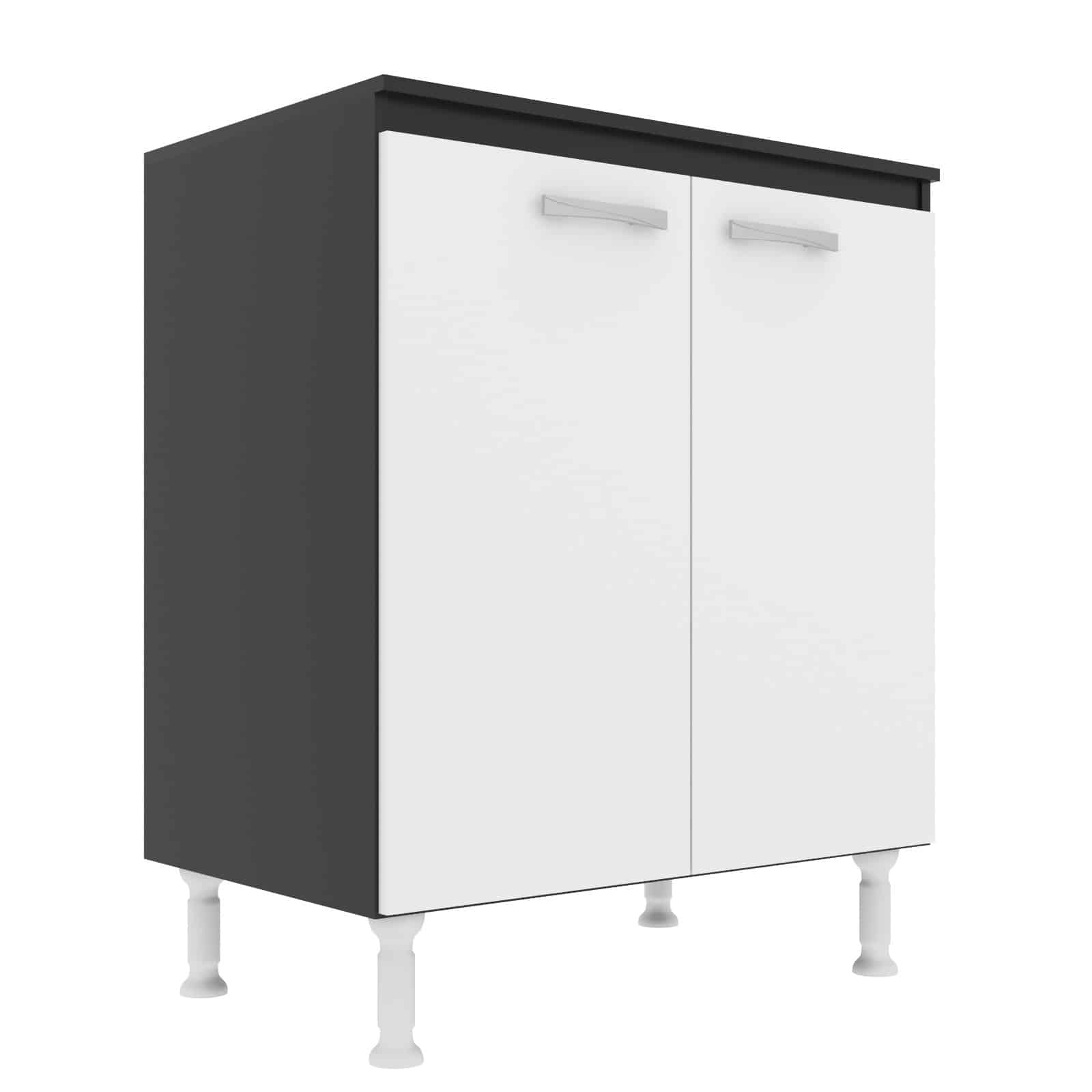 BALCÃO DE COZINHA DUPLO PARA COOKTOP 80CM - EVIDÊNCIA MÓVEIS