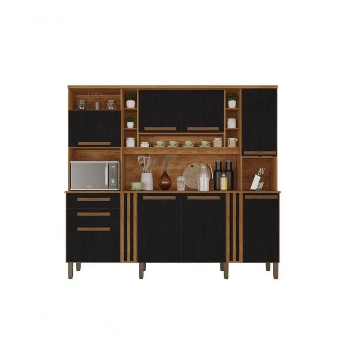 ARMÁRIO DE COZINHA ACÁCIA 8P 2G LARG. 2,18M - SALLÊTO