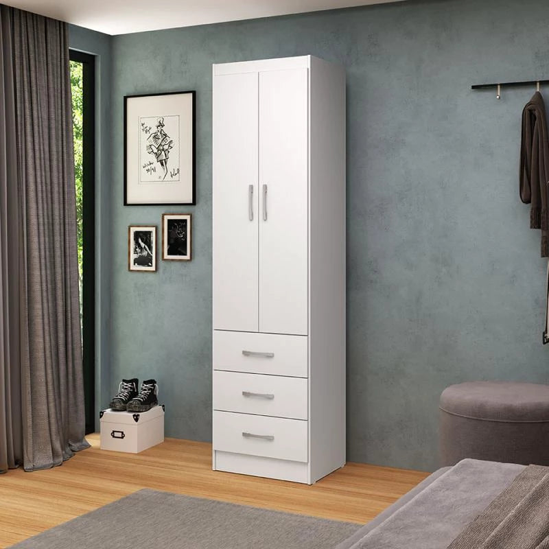 ROUPEIRO TEXAS LARG. 0.47M 2 PORTAS 3 GAVETAS SAN MARINO