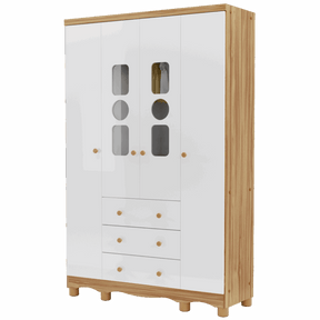 GUARDA-ROUPA 4 PORTAS TEDY  – PEROBA MÓVEIS