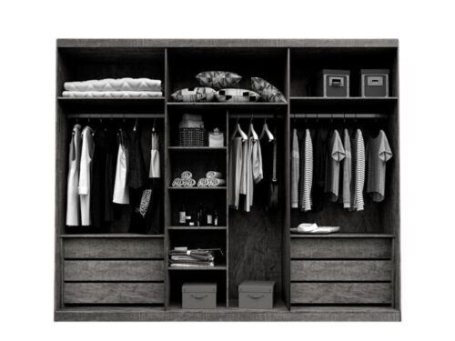 GUARDA-ROUPA MALDIVAS 6 PORTAS E 6 GAVETAS