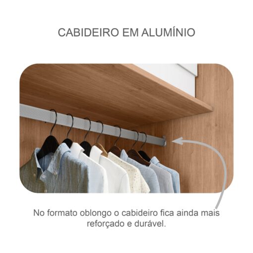 GUARDA-ROUPA 6 PORTAS ROYAL 2,388 M – NOVO HORIZONTE