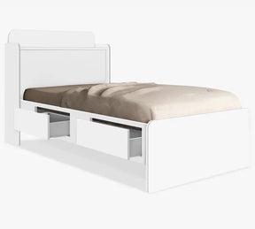 Cama Baú Com Auxiliar Solteiro Tamires 98cm - Cambel