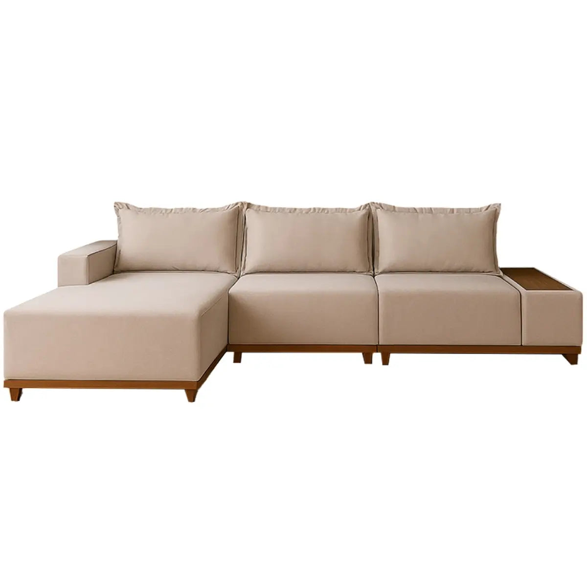 SOFÁ LIVING SUÍÇA 6 LUGARES COM CHAISE 288 CM – LUFER