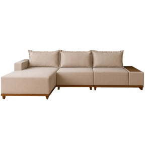 SOFÁ LIVING SUÍÇA 6 LUGARES COM CHAISE 288 CM – LUFER