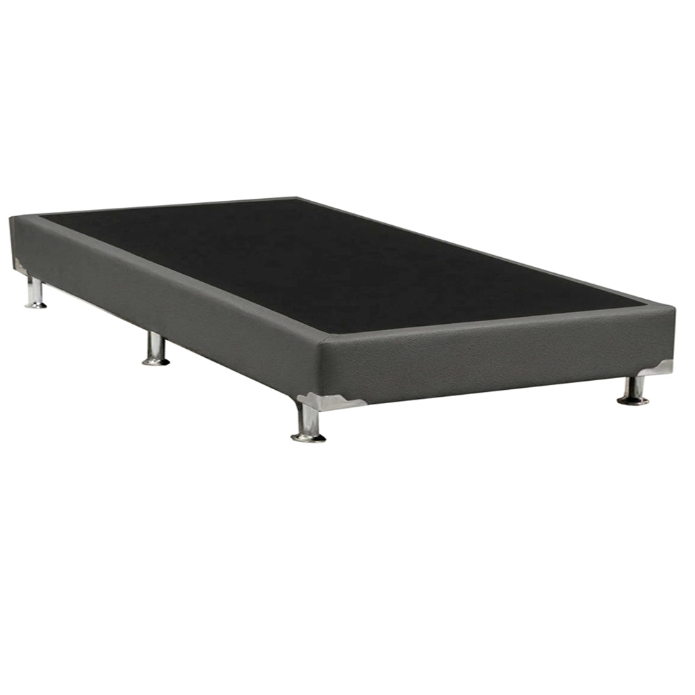 BASE BOX UNIVERSAL VIÚVA EM VELUDO 37X188X128CM ALTO NIVEL