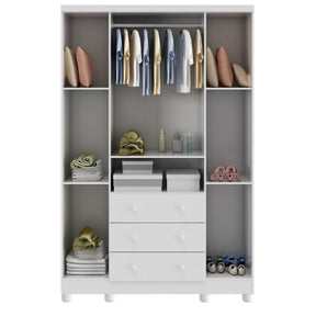 GUARDA-ROUPA 4 PORTAS TEDY  – PEROBA MÓVEIS