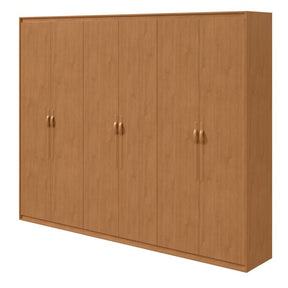 GUARDA-ROUPA 6 PORTAS SUAVITÁ 2,70 M AMÊNDOA CLEAN – LOPAS