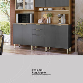 KIT COZINHA AMORA 1,98 M  – DEMÓBILE