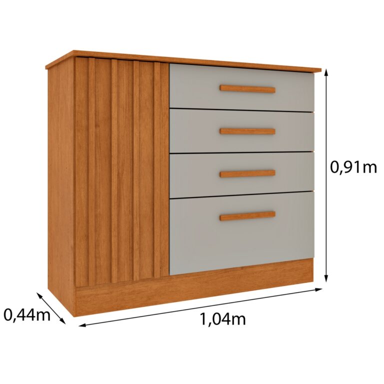 CÔMODA GUARANI/CHADE RIPADO  – TCIL