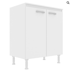 BALCÃO DE COZINHA DUPLO PARA COOKTOP 80CM - EVIDÊNCIA MÓVEIS