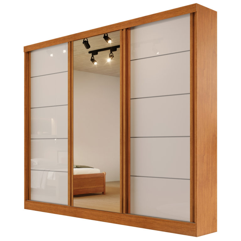 GUARDA-ROUPA 3 PORTAS CAPRI 2,21 M  – BIANCHI