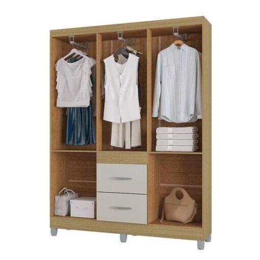 GUARDA - ROUPA 6 PORTAS MILÃO 1,35  – POQUEMA