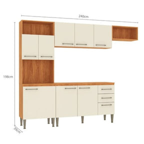 COZINHA COMPLETA MALU CL16 2,40 M  – FELLICCI