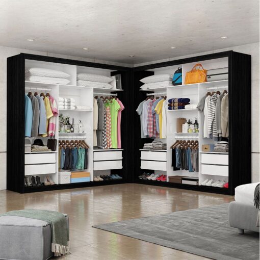 CLOSET VENEZA/CLARA/BERLIM 1,855 M X 1,855 M – CARIOCA MÓVEIS